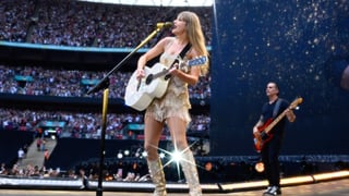 Image for Chrissie Hynde Praises Taylor Swift: ‘Shows You What a Girl With a Guitar Can Do’