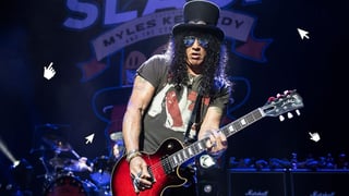 Image for &#8216;Real Rock &#038; Roll Guy&#8217;: Slash on Working With AC/DC Singer Brian Johnson