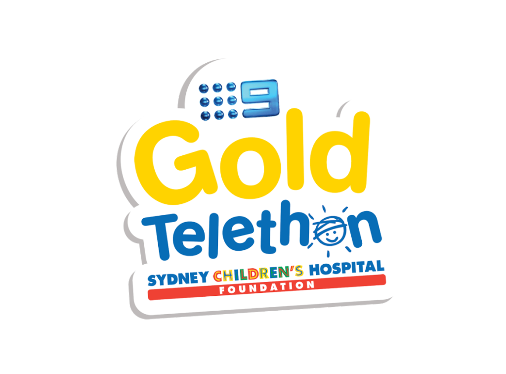 Gold telethon logo