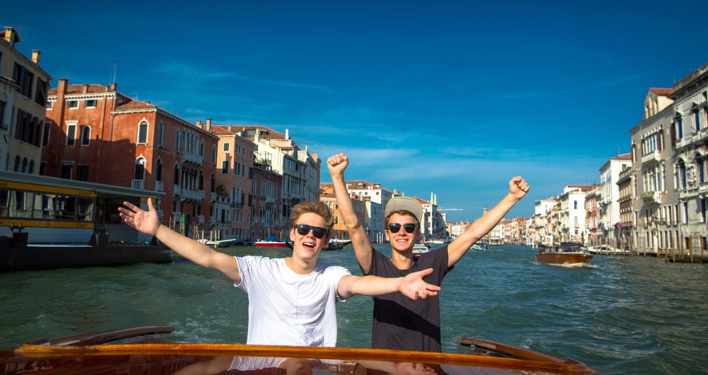 Joe Sugg and Caspar Lee