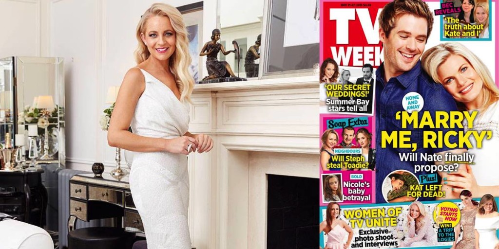 Carrie Bickmore and TV Week 1200x600