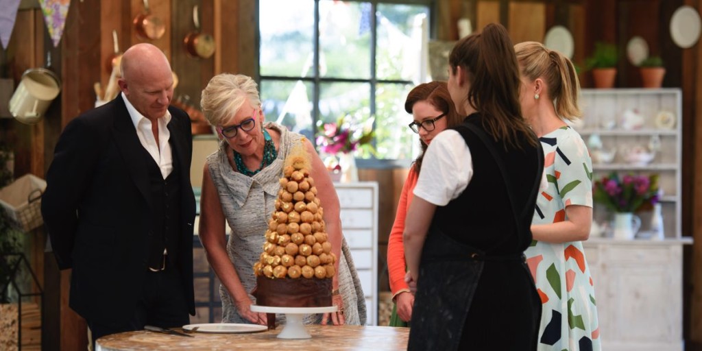 Chefs Matt Moran and Maggie Beer on The Great Australian Bake Off