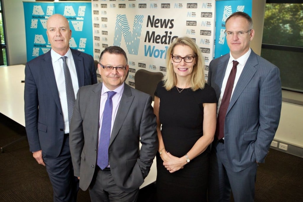 Greg Hywood, Neil Monaghan, Jane Schulze and Michael Miller