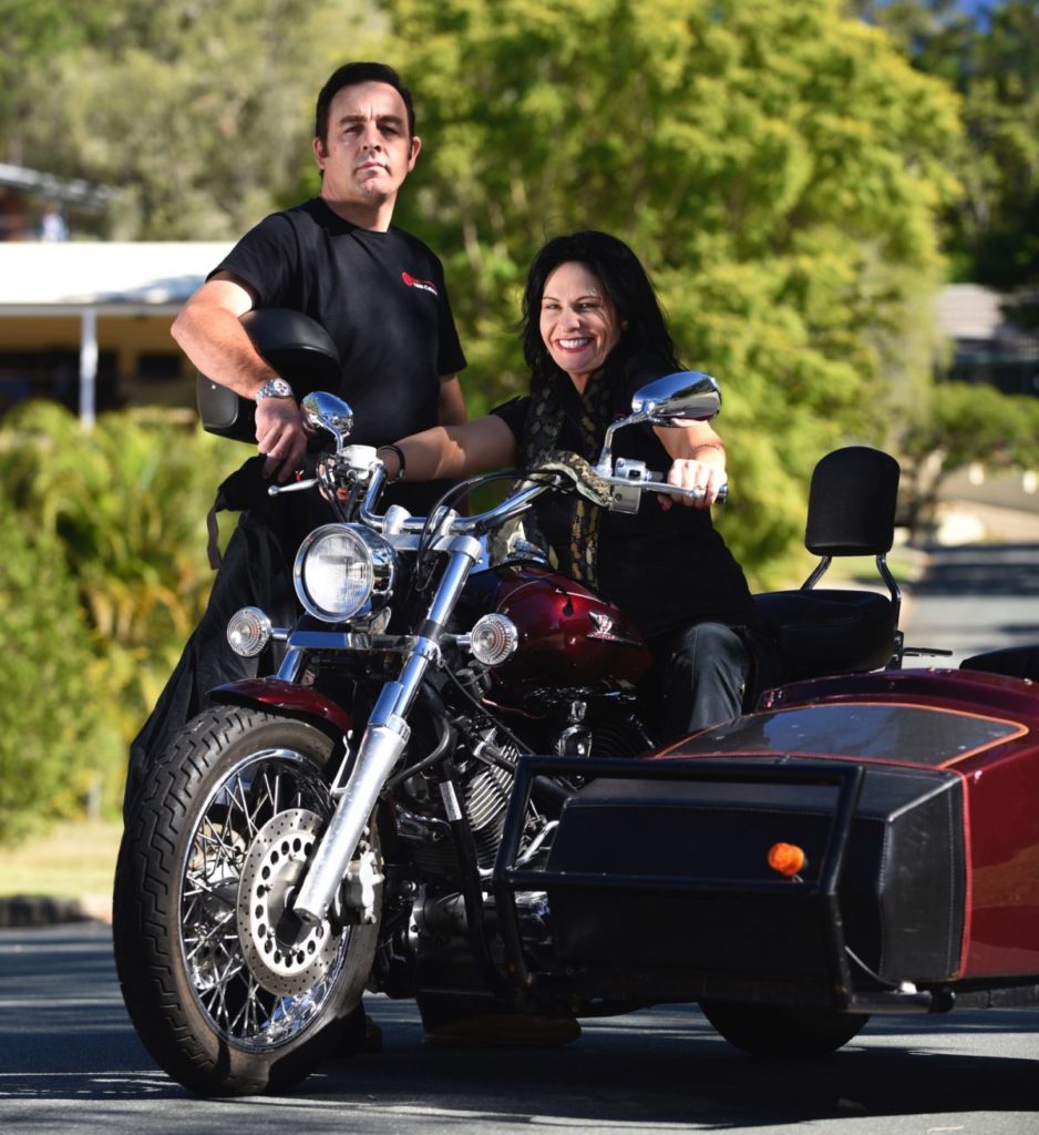 The Snake Boss and her bloke Johnny Bagpipes