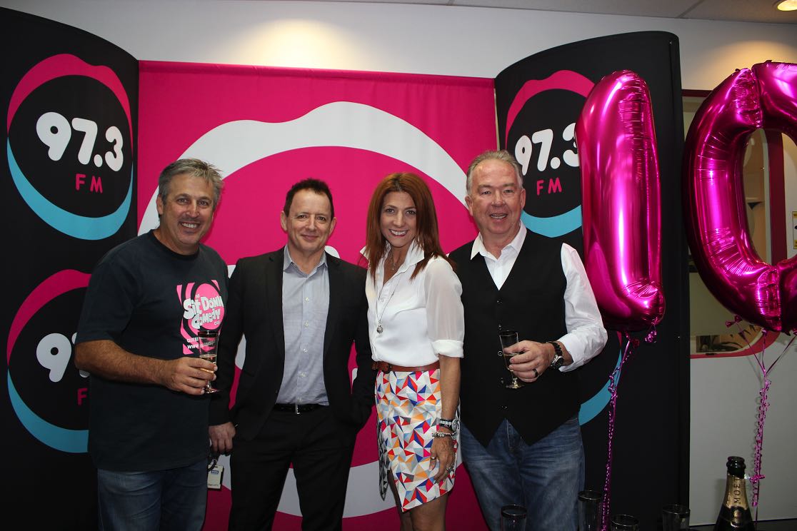 Robin, Terry & Bob celebrate 10 years together | Mediaweek