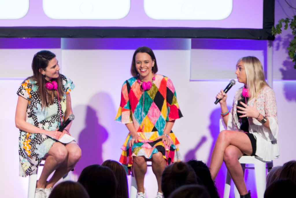 Monique Bowley, Mia Freedman and Jessie Stephens