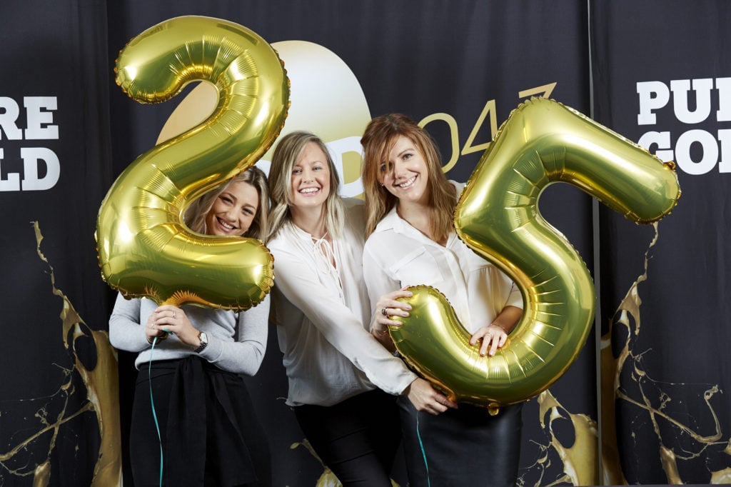 Hannah Garisto, marketing coordinator, Donna Gordon, head of consumer marketing, and Melissa Ratchford, campaigns manager