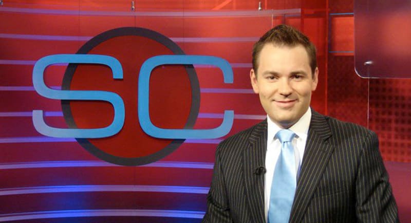 Travis Winks hosting SportsCenter