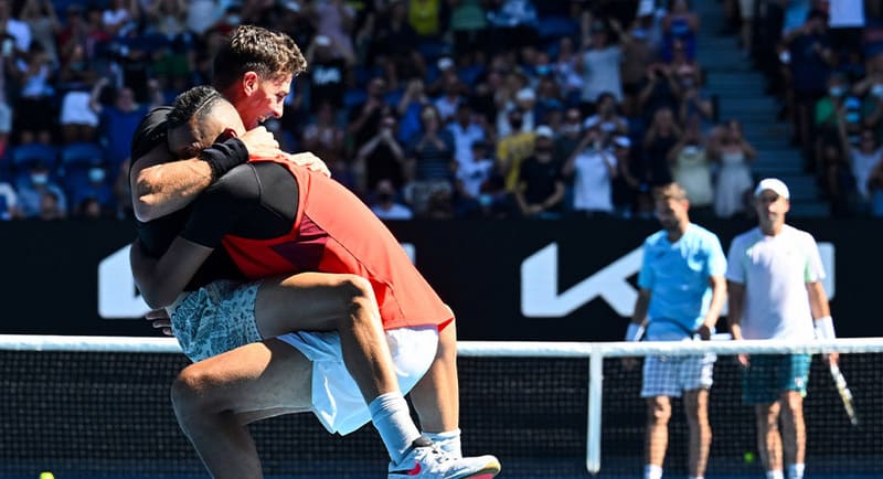 men's doubles final