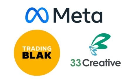 Meta, Meta, Trading Blak and 33 Creative logos