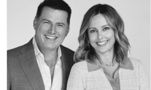 Karl Stefanovic and Ally Langdon