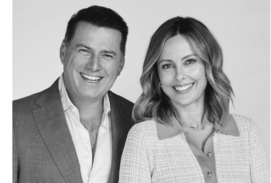 Karl Stefanovic and Ally Langdon