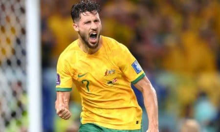 Australia - Matthew Leckie winning goal in Aus V Denmark world cup socceroos ecuador