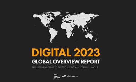 Meltwater - Digital 2023 Global Overview Report cover