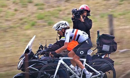 Gravity Media Australia partners with Events South Australia - camera following cyclist