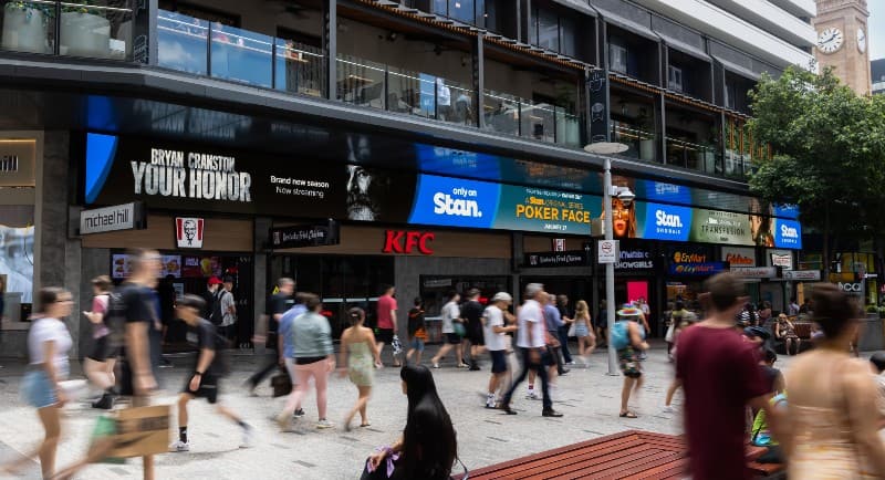 QMS - Queen Street Mall in Brisbane