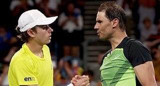 Alex De Minaur and Rafael Nadal