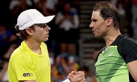 Alex De Minaur and Rafael Nadal