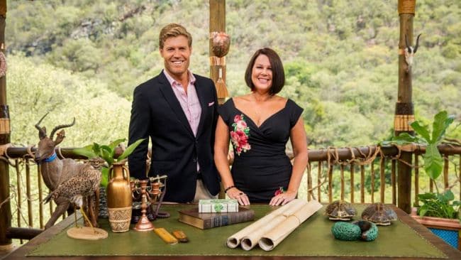 Julia Morris and Dr Chris Brown i'm a celebrity