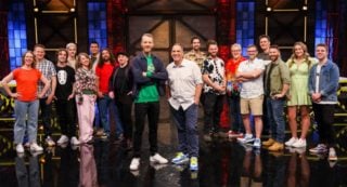 Lego Masters - cast, hamish and brickman