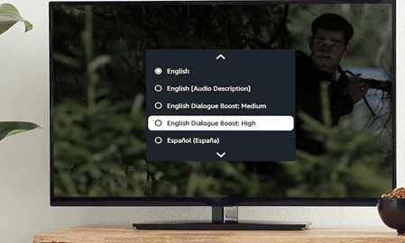 Amazon Prime Video dialogue boost