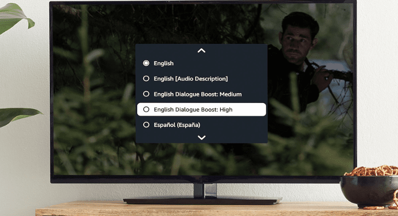 Amazon Prime Video dialogue boost