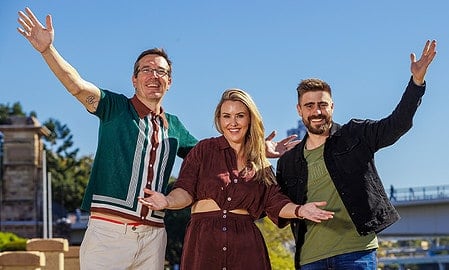 Abby, Matt and Stav brisbane radio ratings