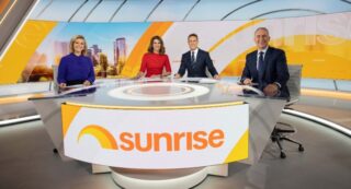 Sunrise - Edwina Bartholomew, Natalie Barr, Matt Shirvington and Mark Barretta