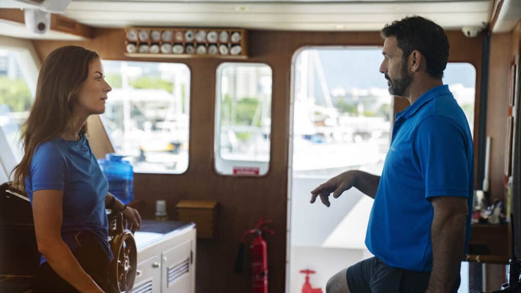 Captain Jason and Aesha Scott Below Deck Down Under