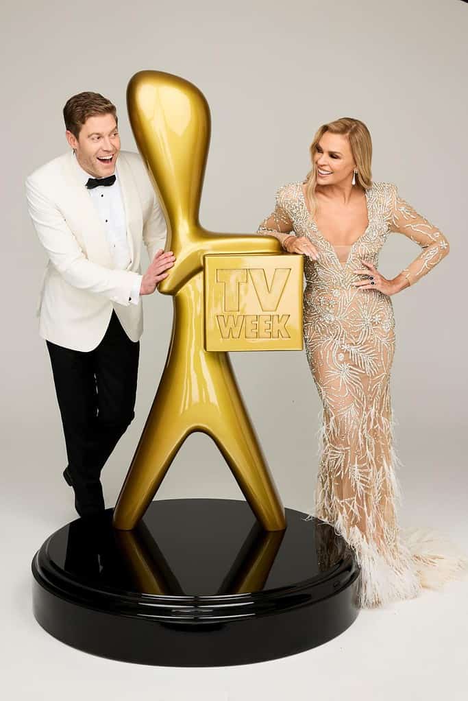 Logies - Chris Brown and Sonia Kruger