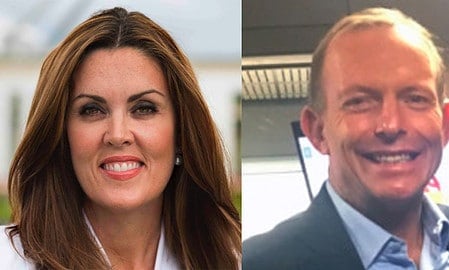 peta Credlin and Tony Abbott