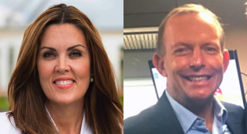 peta Credlin and Tony Abbott