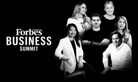 Forbes Australia Business Summit 2023 - new speakers announced - L to R Anna Lee, Naomi Shepherd, Benjamin Bray, Rachael Neumann, Jeff Browne, Que Minh Luu (1)