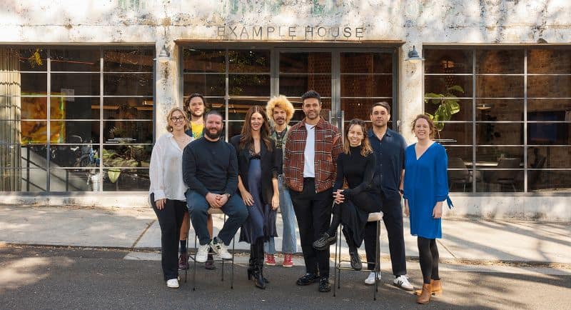 Example New Hires 1 - (L-R) Lucy Karsai, Hepa Taahi, Chris Loukakis, Rebecca Jarvie-Gibbs, Alistair Hall, Andy El-Bayeh, Clarice Garcia, Matt Ogilvie, Julia Campbell