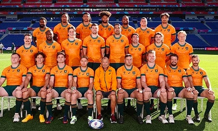 Wallabies v Wales team