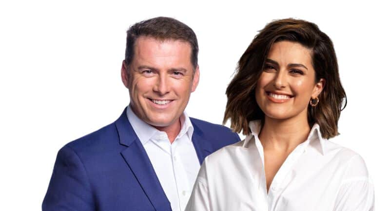 9. Karl Stefanovic and Sarah Abo