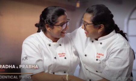 Radha and Prabha. My Kitchen Rules 2023 winners