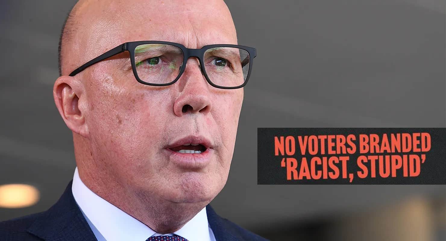 Peter Dutton and a Headline Run by The Australian (Images - AAP_Peter Dutton):Crikey