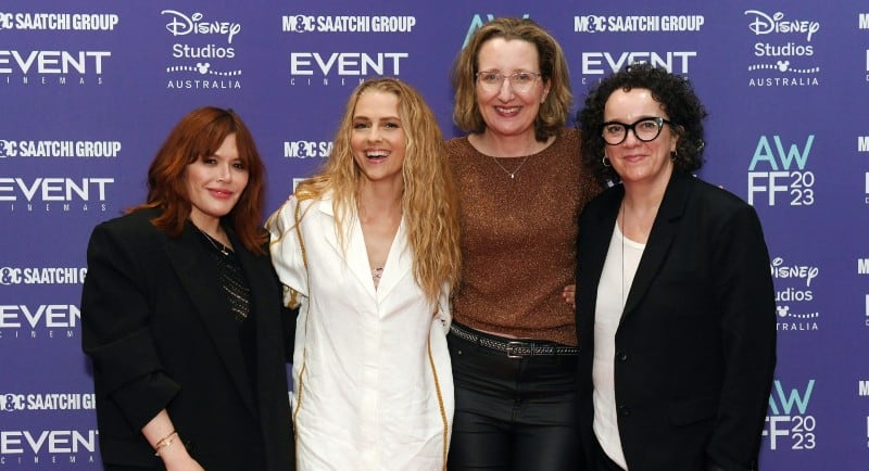 AWFF 2023 Judges Nakkiah Lui, Teresa Palmer, Edwina Waddy & Grainne Brunsdon