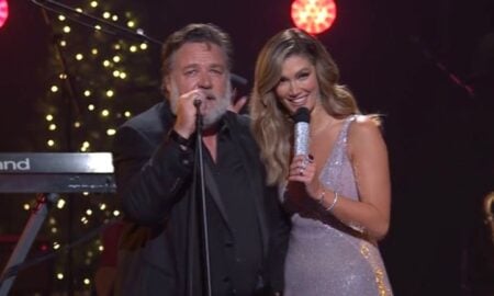 delta goodrem russell crowe christmas with delta