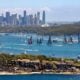 Rolex Sydney Hobart Yacht Race with Gravity Media Australia, Cruising Yacht Club of Australia, and Seven Network - Harbour Shot