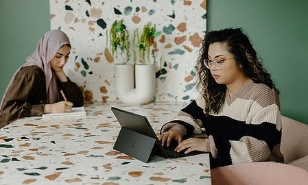 business trends office stock photo women in media