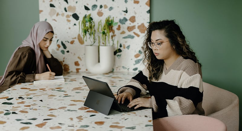 business trends office stock photo women in media