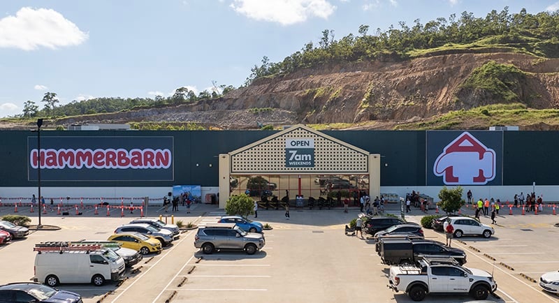 Bunnings becomes hammerbarn bluey