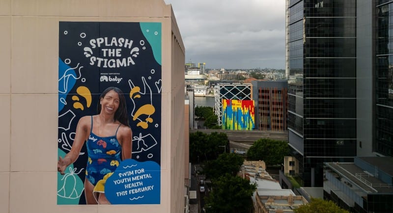 Initiative Australia pro-bono campaign for 'Splash the Stigma' fundraiser by youth mental health charity, batyr