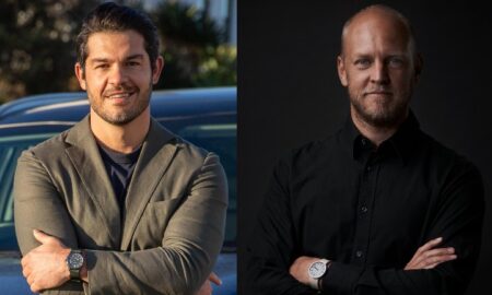 Dean Norbiato (general manager, marketing, Kia) & Wesley Hawes (executive creative director, Innocean Australia)