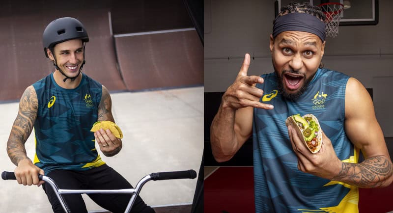 Old El Paso & M&C Saatchi 'Make Some Noise' Olympics ambassadors - Logan Martin & Patty Mills