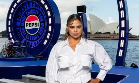 Pepsi launches new look via Special PR at the Pepsi Pulse Collection. Pictured - Samantha Harris. Credit Magner Media