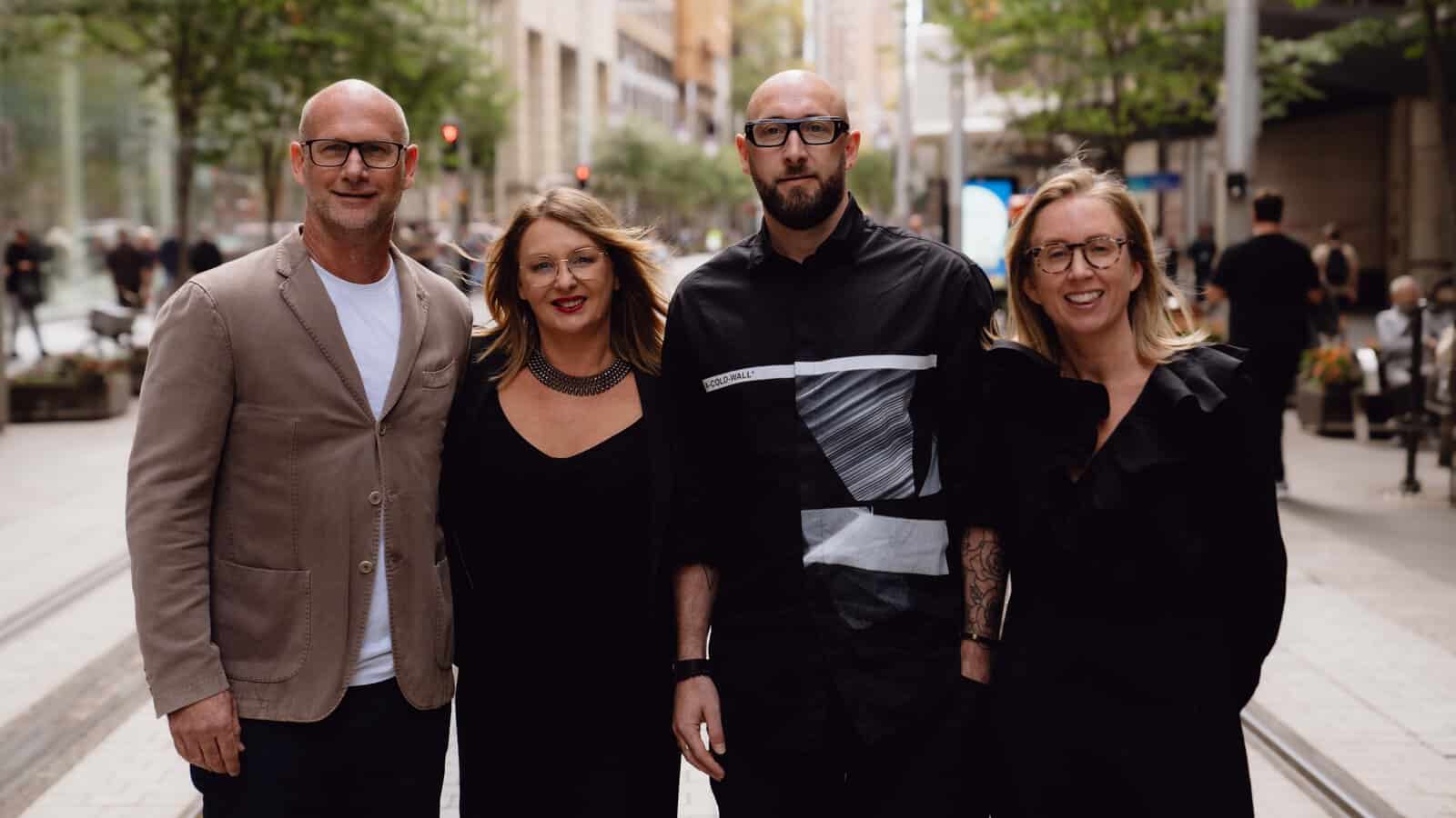 The Works names Jerome Gaslain growth creation partner. Pictured (L-R) Damian Pincus, Julie Dormand, Jerome Gaslain, Claire Stapleton