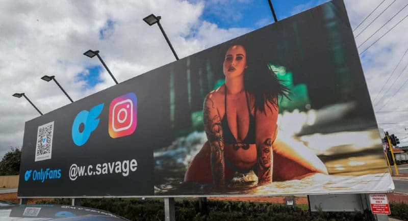 WC savage billboard